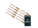 Kotarbau® Set Di 10 Pennelli Rotondi Da 30 Mm Pennelli Ad Anello Pennelli Per Smalto Pennelli Per Pittura Pennelli In Legno Per Lavori Di Ristrutturazione