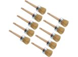Kotarbau® Set Di 10 Pennelli Rotondi Da 55 Mm Pennelli Ad Anello Pennelli Per Smalto Pennelli Per Pittura Pennelli In Legno Per Lavori Di Ristrutturazione