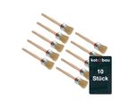 Kotarbau® Set Di 10 Pennelli Rotondi Da 40 Mm Pennelli Ad Anello Pennelli Per Smalto Pennelli Per Pittura Pennelli In Legno Per Lavori Di Ristrutturazione