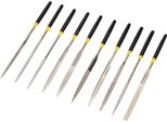 Kotarbau® Set Di Lime Ad Ago Diamantate Da 10 Pezzi 140 Mm Per Metallo Set Professionale