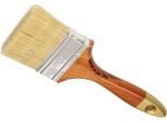 Kotarbau® Pennello Piatto 3,5" Lunghezza Setole 90 Mm Pennello Per Smalti Pennello Per Pittori Pennello In Legno Laccato Per Lavori Di Ristrutturazione"