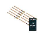 Kotarbau® Set Di 10 Pennelli Rotondi Da 20 Mm Pennelli Ad Anello Pennelli Per Smalto Pennelli Per Pittura Pennelli In Legno Per Lavori Di Ristrutturazione