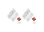Inf Serratura Magnetica / Serrature Magnetiche Invisibili Acciaio Inossidabile, Confezione Da 2 D'argento