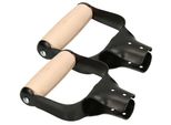 Set Di 2 Pale Kotarbau® Manico A D In Legno E Metallo Per Manico Da 33 Mm