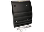 Kotarbau® Portadepliant A Parete Per Materiale Pubblicitario 340 Mm X 240 Mm X 30 Mm Lamiera Zincata Nero Opaco