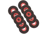 Kotarbau® Set Di 10 Dischi Abrasivi 115X22 Mm Per Piastrelle Grana Di Pietra 120 Carburo Di Silicio