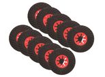Kotarbau® Set Di 10 Dischi Abrasivi 115X22 Mm Per Piastrelle Pietra Grana 80 Carburo Di Silicio