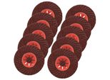 Kotarbau® Set Di 10 Dischi Abrasivi 115X22 Mm Per Piastrelle Pietra Grana 40 Carburo Di Silicio