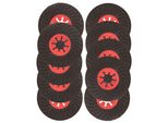 Kotarbau® Set Di 10 Dischi Da Sbavo 115X22 Mm Per Piastrelle Pietra Grana 100 Carburo Di Silicio