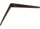 Kotarbau® Supporto Per Scaffale 450X400 Mm Supporto Per Scaffale Supporto Per Montaggio A Parete Marrone