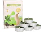 Kotarbau® 6 Confezioni Di Candele Profumate Tea Light Verde Tea Profumato Tea Light Tempo Di Combustione 4 Ore