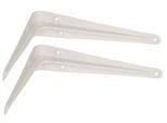 Kotarbau® Set Di 2 Mensole 150X125 Mm Mensole Per Montaggio A Parete Bianco