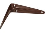 Kotarbau® Supporto Per Scaffale 150X125 Mm Supporto Per Scaffale Supporto Per Montaggio A Parete Marrone