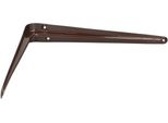 Kotarbau® Supporto Per Mensola 300X250Mm Supporto Per Mensola Per Montaggio A Parete Marrone