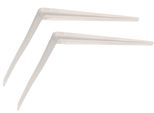 Kotarbau® Set Di 2 Mensole 450X400 Mm Mensole Per Montaggio A Parete Bianco