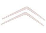 Kotarbau® Set Di 2 Mensole 350X300 Mm Mensole Per Montaggio A Parete Bianco