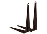 Kotarbau® Set Di 2 Mensole 175X150 Mm Mensole Per Montaggio A Parete Brown