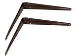 Kotarbau® Set Di 2 Mensole 350X300 Mm Mensole Per Montaggio A Parete Brown
