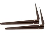 Kotarbau® Set Di 2 Mensole 450X400 Mm Mensole Per Montaggio A Parete Brown