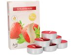 Kotarbau® Confezione Da 6 Candele Profumate Luce Di Tè Al Profumo Di Fragola Durata Di Combustione 4 Ore