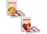 Kotarbau® Confezione Da 12 Candele Profumate Cannella - Arancia Love Tea Light Profumate Tempo Di Combustione 4 Ore