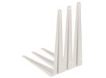 Kotarbau® Set Di 3 Mensole 225X200 Mm Mensole Per Montaggio A Muro Bianco