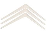 Kotarbau® Set Di 3 Mensole 250X200 Mm Mensole Per Montaggio A Parete Bianco