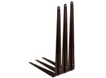 Kotarbau® Set Di 3 Mensole 350X300 Mm Mensole Per Montaggio A Parete Marrone