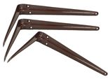 Kotarbau® Set Di 3 Mensole 300X250 Mm Mensole Per Montaggio A Muro Marrone