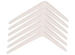 Kotarbau® Set Di 6 Mensole 200X150 Mm Supporti Per Mensole Mensole Per Montaggio A Parete Bianco