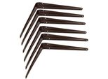 Kotarbau® Set Di 6 Mensole 350X300 Mm Mensole Per Montaggio A Muro Marrone