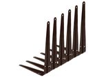 Kotarbau® Set Di 6 Mensole 250X200 Mm Mensole Per Montaggio A Muro Marrone