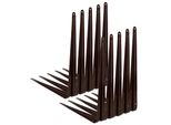 Kotarbau® Set Di 10 Mensole 450X400 Mm Mensole Per Montaggio A Muro Marrone