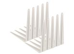 Kotarbau® Set Di 10 Mensole 225X200 Mm Mensole Per Montaggio A Parete Bianco