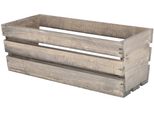 Kotarbau® Fioriera In Legno Fioriera Lunga Da Balcone 40X18X15 Cm Grigio