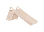 Kiddymoon Scivolo/Sedia In Legno Per Bambini Scivolo Stabile Per Bambini 2In1 Giocattolo Di Legno Scorrevole Multifunzionale Scivolo Per Bambini Montessori, Grande, Naturale