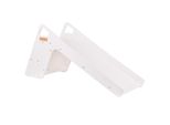 Kiddymoon Scivolo/Sedia In Legno Per Bambini Scivolo Stabile Per Bambini 2In1 Giocattolo Scorrevole Multifunzionale In Legno Montessori Kids Scivolo Libero, Grande, Bianco
