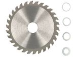 Lama In Metallo Duro Kotarbau® Per Il Taglio Del Legno 30 Denti 115 Mm + Anelli Di Riduzione