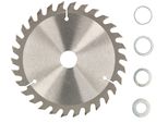 Lama In Metallo Duro Kotarbau® Per Il Taglio Del Legno 30 Denti 140 Mm + Anelli Di Riduzione
