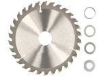 Lama In Metallo Duro Kotarbau® Per Il Taglio Del Legno 30 Denti 160 Mm + Anelli Di Riduzione
