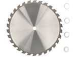 Lama In Metallo Duro Kotarbau® Per Il Taglio Del Legno 30 Denti 450 Mm + Anelli Di Riduzione