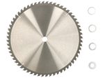 Kotarbau® Lama In Metallo Duro Per Il Taglio Del Legno 60 Denti 550 Mm + Anelli Di Riduzione