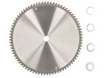 Kotarbau® Lama In Metallo Duro Per Il Taglio Del Legno 80 Denti 500 Mm + Anelli Di Riduzione