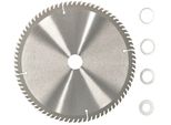 Lama In Metallo Duro Kotarbau® Per Il Taglio Del Legno 80 Denti 230 Mm + Anelli Di Riduzione