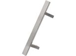 Kotarbau® Ferramenta Per Porte Esterne Maniglia Per Porta D'ingresso Monofacciale In Acciaio Inox Con Vite Turbo Inox A 45 Gradi 300X500 Mm