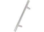 Kotarbau® Ferramenta Per Porte Esterne Maniglia Per Porta D'ingresso Monofacciale In Acciaio Inox Con Vite Lunga Inox 45 Gradi 300X500 Mm