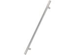 Kotarbau® Ferramenta Per Porte Esterne Maniglia Per Porta D'ingresso Monofacciale In Acciaio Inox Con Vite Lunga Inox 90 Gradi 1000X1200 Mm