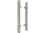 Kotarbau® Ferramenta Per Porte Esterne Maniglia Bifacciale Per Porte D'ingresso In Acciaio Inox Inox 90 Gradi 300X500 Mm