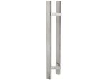 Kotarbau® Ferramenta Per Porte Esterne Maniglia Bifacciale Per Porta D'ingresso In Acciaio Inox Inox 45 Gradi 450X650 Mm