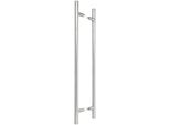 Kotarbau® Ferramenta Per Porte Esterne Maniglia Bifacciale Per Porte D'ingresso In Acciaio Inox A 45 Gradi 1200X1400 Mm